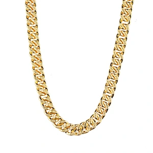 Guangzhou Miss Jewelry Co., Ltd. Fashion Jewelry old plated iced out cz pave gold chain necklace