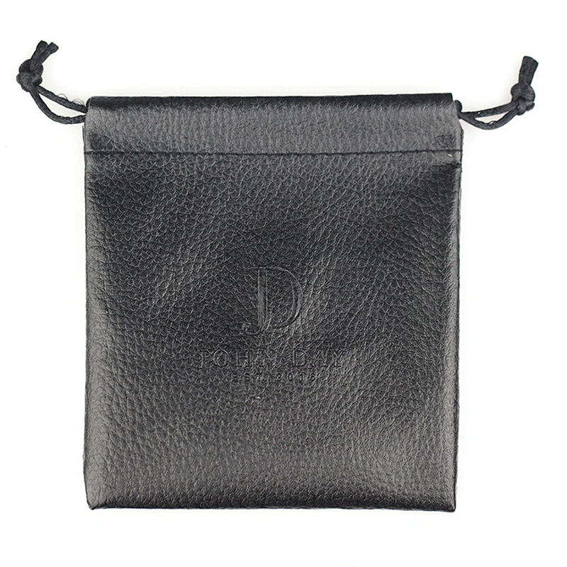 Miss Jewelry Jewellery Packaging Leather Custom Printed Jewelry Pouch With Logo