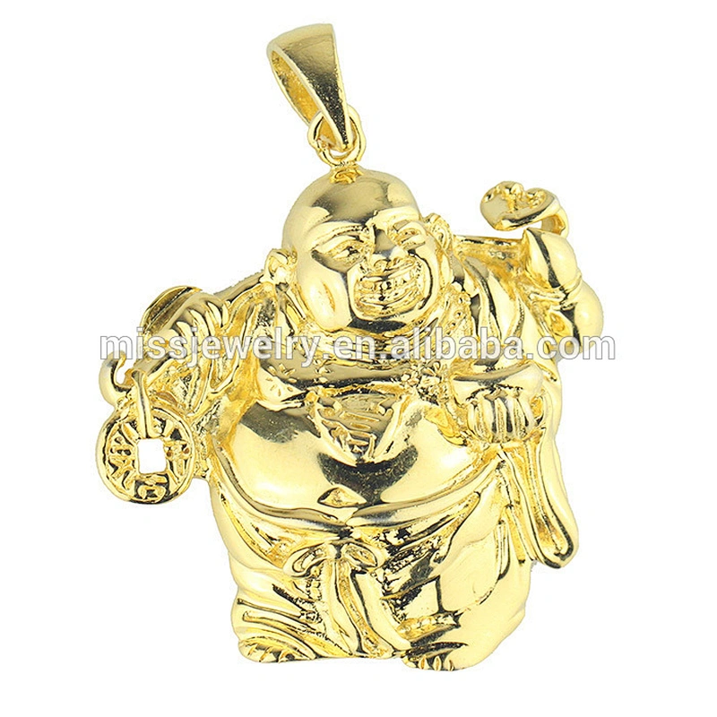 Miss Jewelry thailand gold buddha head pendant jewelry design for men
