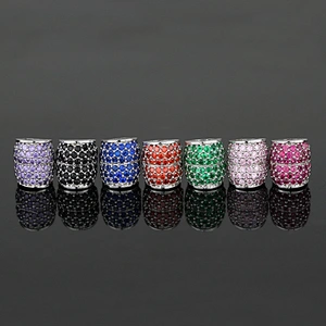 Latest quality 10mm 12mm cz diamond beads for jewelry making