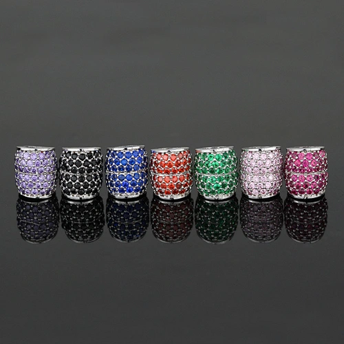 Latest quality 10mm 12mm cz diamond beads for jewelry making
