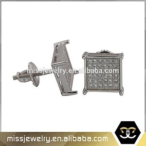 New Model Stud Earrings Gold for Men