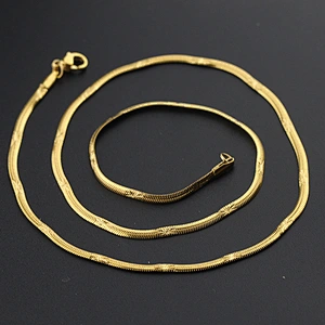 Missjewelry Tanishq Gold Filed Jewellery Designs Herringbone Necklace Designs In 24 Grams MSC025