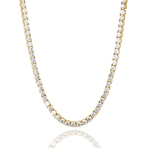Missjewelry CZ Micro Pave Jewelry Fashion Stainless Steel Necklace