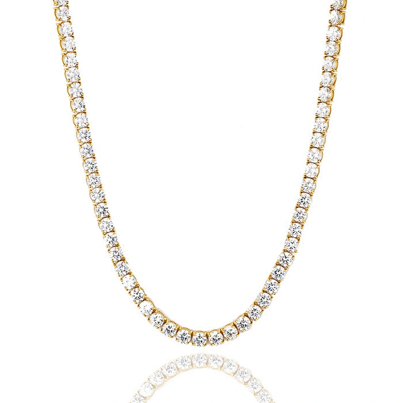 Missjewelry CZ Micro Pave Jewelry Fashion Stainless Steel Necklace