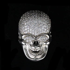 Wholesale stainless steel skull bracelet beads