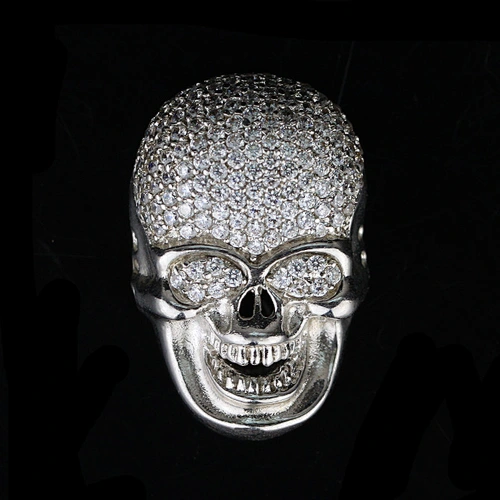 Wholesale stainless steel skull bracelet beads
