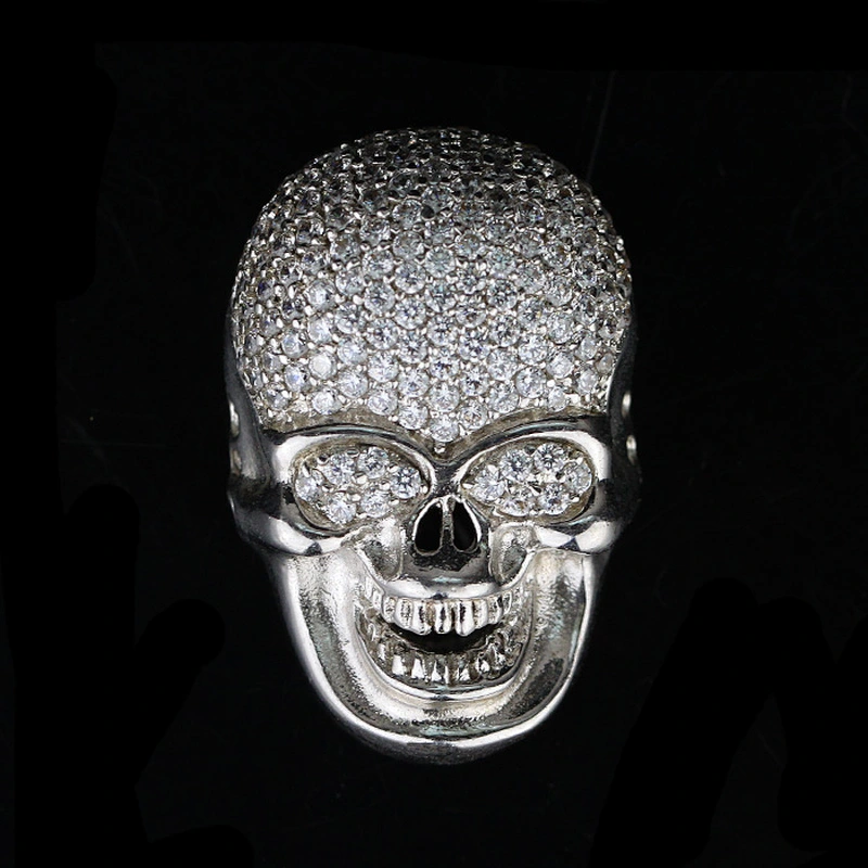 Wholesale stainless steel skull bracelet beads