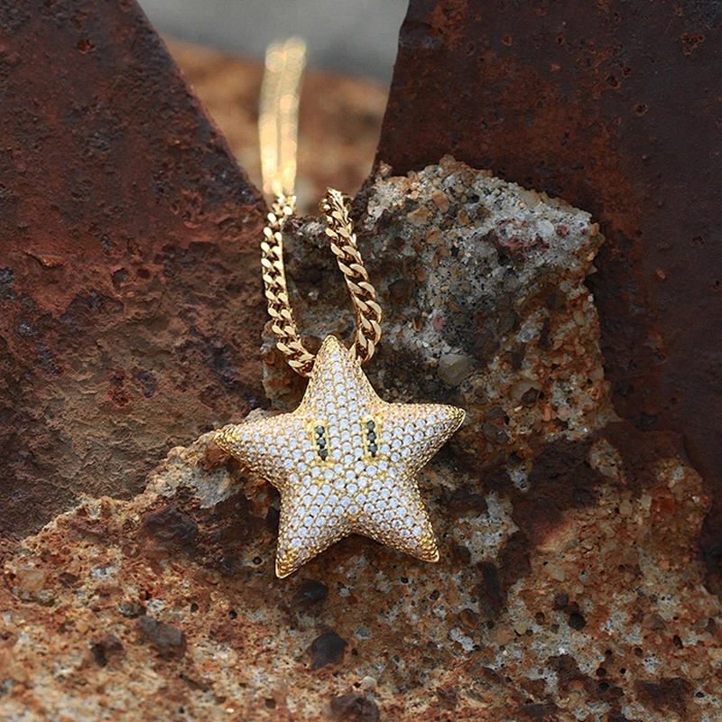 Miss Jewelry Charm Jewelry Arrow Gold Star Pendant Necklace