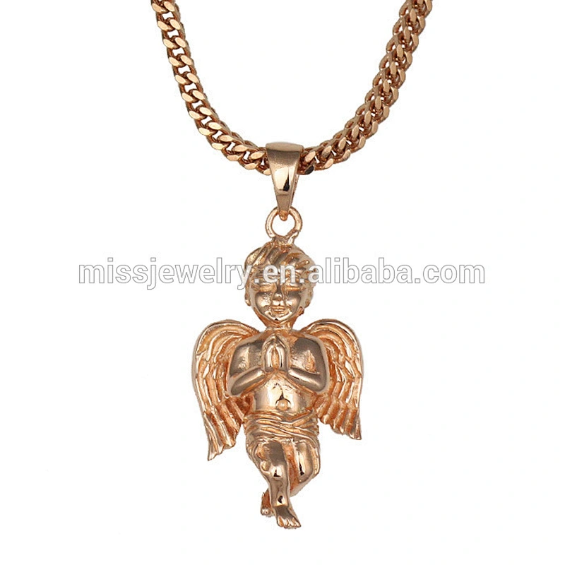 Guangzhou Miss Jewelry Co., Ltd. hot sale fashion 925 silver rose gold baby angle wing pendant set