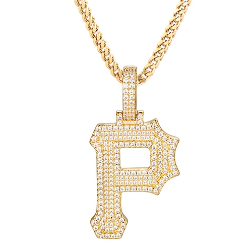 Missjewelry 925 Silver Hip Hop Iced Out Bling Mens Jewelry Chain with Pendant