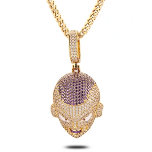 Ice Jewelry Gold Models CZ Iced Out 18k Gold  Pendant