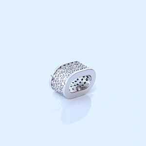Metal Spacer Skull Space Beads Silver
