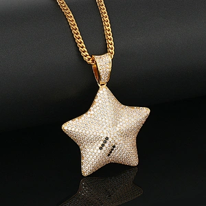 Missjewelry Urban Jewelry Men Custom Iced Out Hip Hop Zodiac Pendant