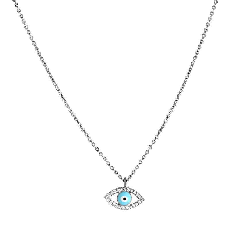 Miss Jewelry Hot Sale Cheap Jewelry Silver Devil Eye Pendant for Girls