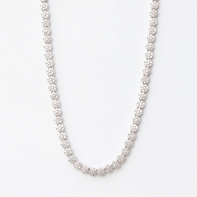8mm Jewelry Diamond Tennis Chains With White Gold