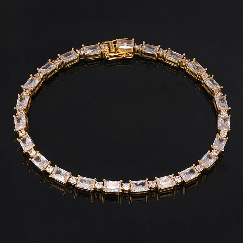 Missjewelry Hip Hop Gold Iced Tennis  Chain Bracelet