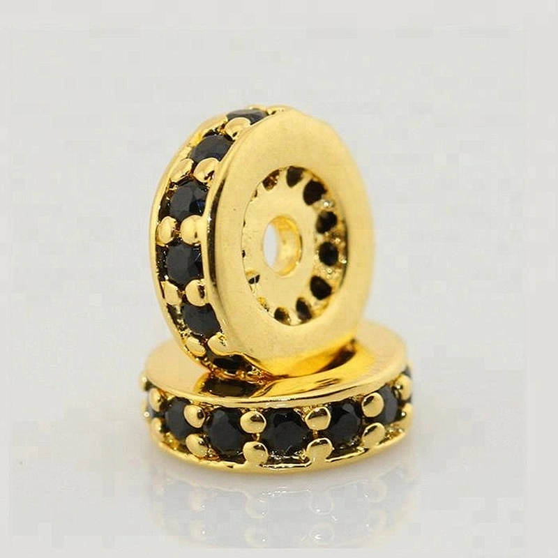 Missjewelry Engrave Logo 14k Gold Beads for Jewelry Making