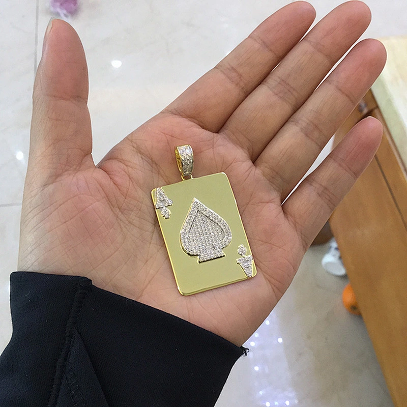 Miss Jewelry cz pave poker gold plated jewelry wholesale china, 14 karat gold jewelry wholesale