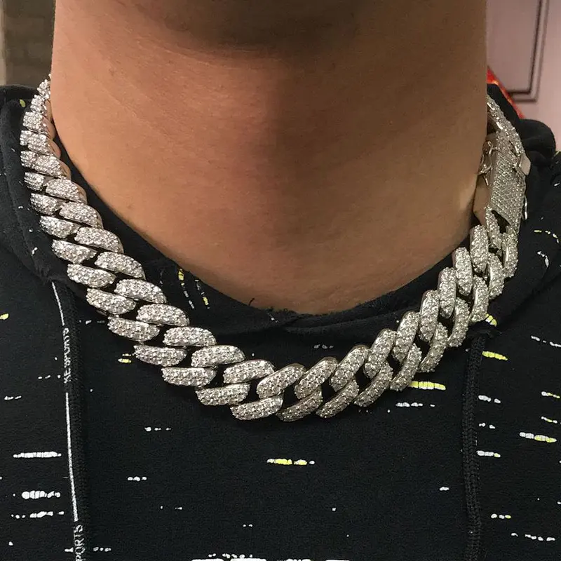 Miss Jewelry Heavy Bling Bling Mens Diamond CZ Hip Hop Chain