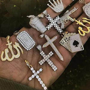 Missjewelry Best Selling Custom Jewel Diy Pendants Necklace, Men Custom Hip Hop Gold Pendant