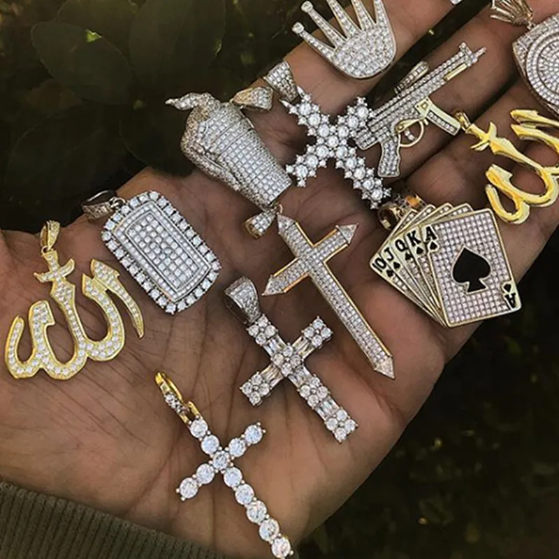 Missjewelry Best Selling Custom Jewel Diy Pendants Necklace, Men Custom Hip Hop Gold Pendant