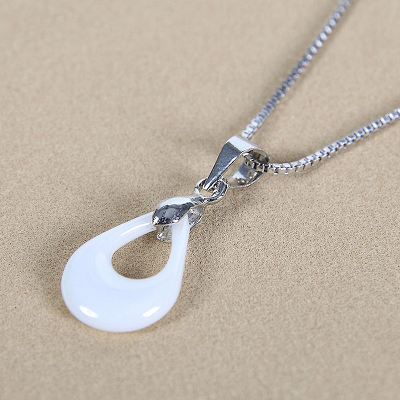 High quality women chain jewelry pottery necklace