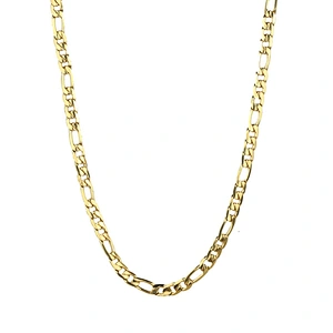 14k Gold Fiagro Chain Necklace Men