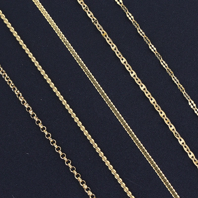 18k Gold Plated Jewelry Necklace Chain