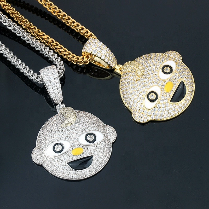 Missjewelry High Quality New Design Hip Hop Iced Out Customize Pendant Gold 18k Hip Hop Jewelry