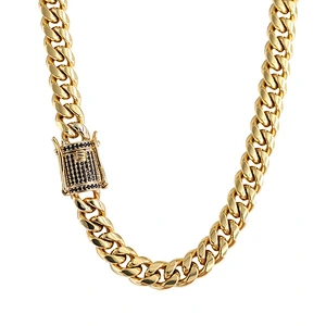 Guangzhou Miss Jewelry Supplier 8 Gram Gold Chain Designs Men With Colorful Clasp