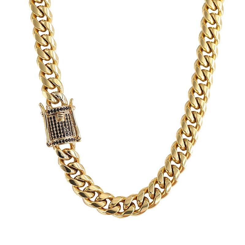 Guangzhou Miss Jewelry Supplier 8 Gram Gold Chain Designs Men With Colorful Clasp