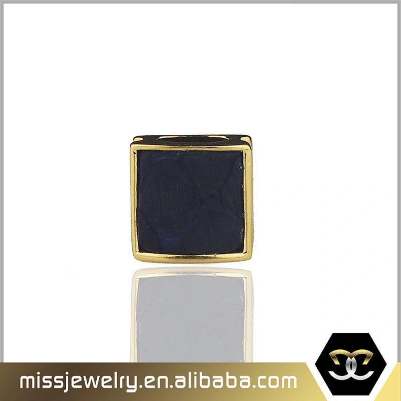 Missjewelry 14K gold custom metal logo pave beads wholesale