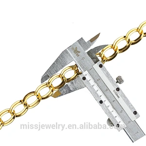 Wholesale stainless steel hiphop jewelry 4 Gram gold cuban link chain models