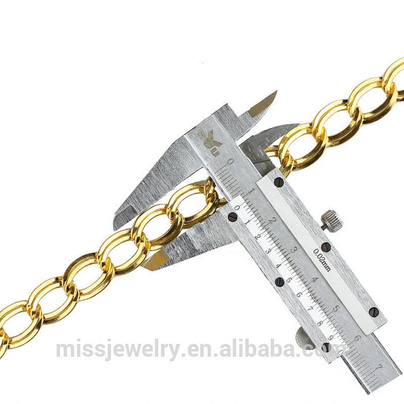 Wholesale stainless steel hiphop jewelry 4 Gram gold cuban link chain models