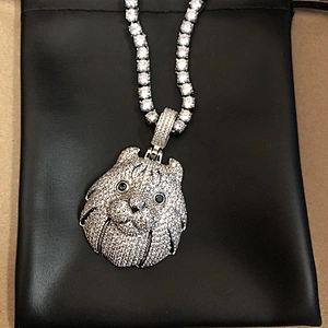 Missjewelry Hip Hop Men Urban Jewelry Iced Out Diamond Gold Pendant