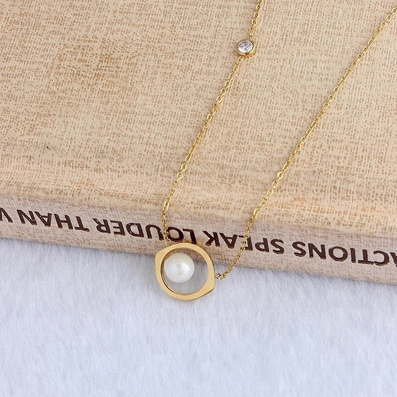 Miss Jewelry Cheap 5 Gram Rose Gold Plated Jewelry Necklace Models for Girls
