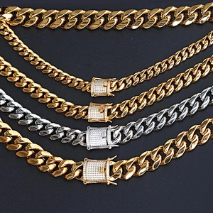 Dubai New Simple Gold Chain Designs for Mens