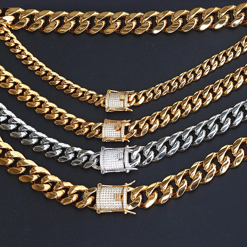 Dubai New Simple Gold Chain Designs for Mens