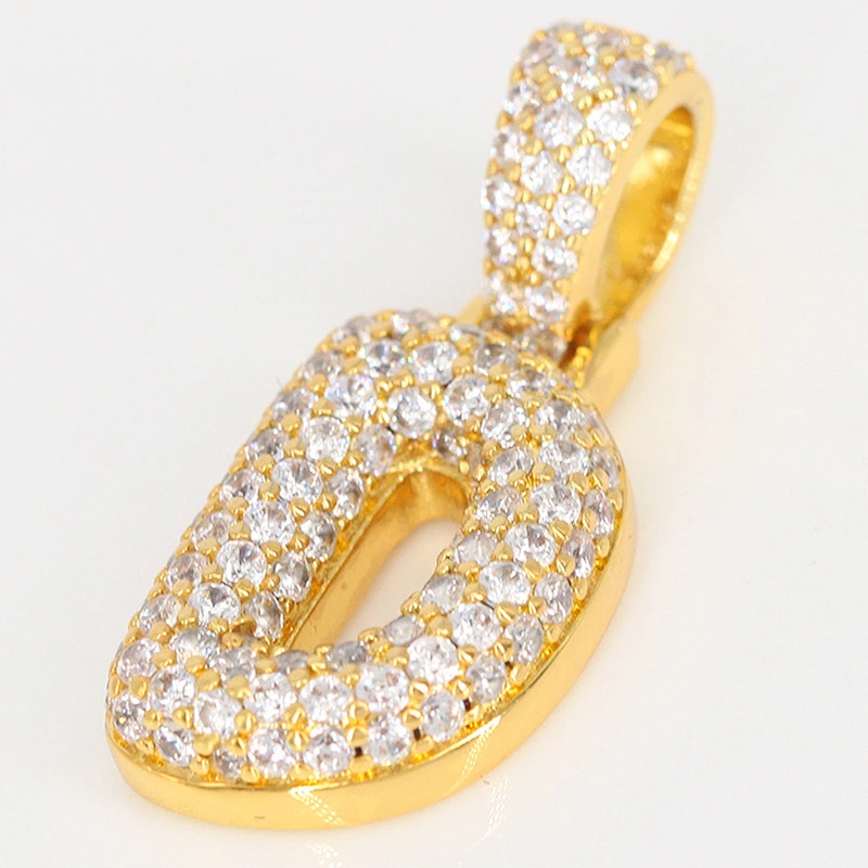 Miss Jewelry Wholesale Cheap Letter A Pendant Charm Necklace Hip Hop Jewelry