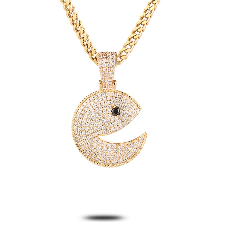 Missjewelry Hip Hop  Designs Men Urban Jewelry Cubic Zircon Diamond Gold Pendant