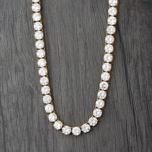 Missjewelry CZ Micro Pave Jewelry Fashion Stainless Steel Necklace