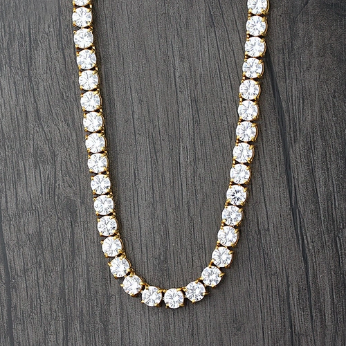 Missjewelry CZ Micro Pave Jewelry Fashion Stainless Steel Necklace