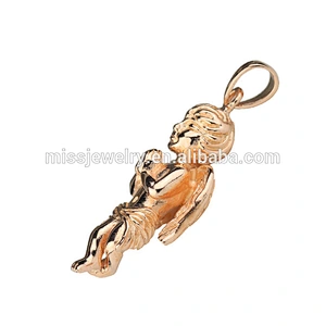 Guangzhou Miss Jewelry Co., Ltd. hot sale fashion 925 silver rose gold baby angle wing pendant set