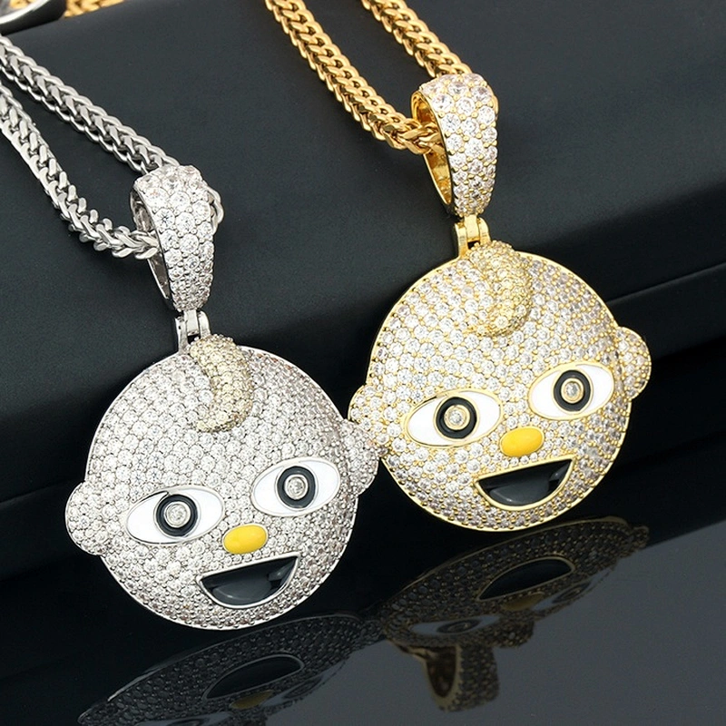 Missjewelry High Quality New Design Hip Hop Iced Out Customize Pendant Gold 18k Hip Hop Jewelry