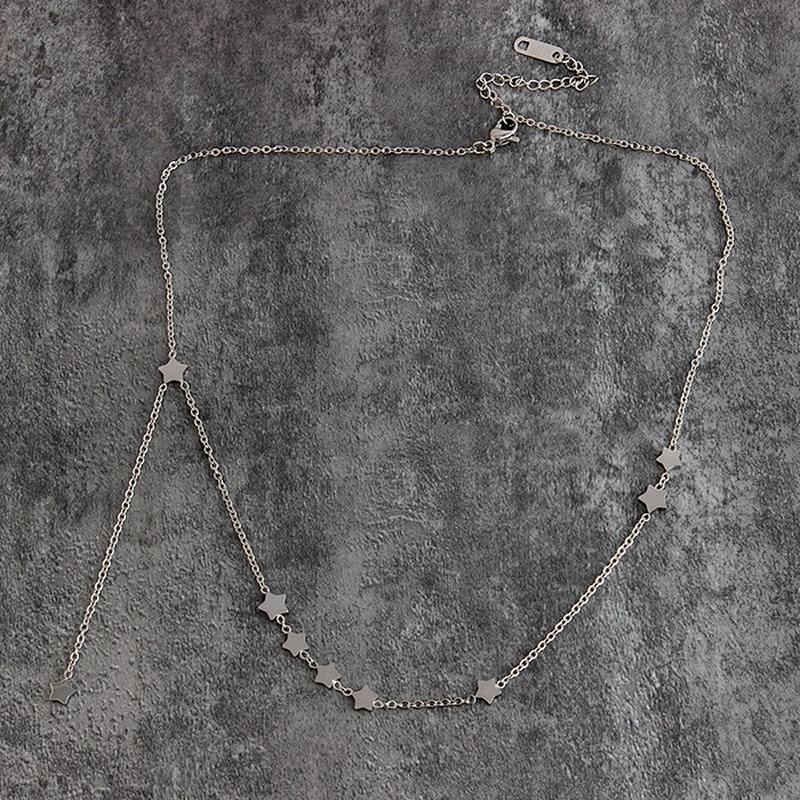 Miss Jewelry Fashion Jewelry 925 Sterling Silver Chain Jewellery Star Charm Necklace