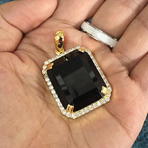 Jewelry Stone Sterling Silver Gemstone Pendant Natural