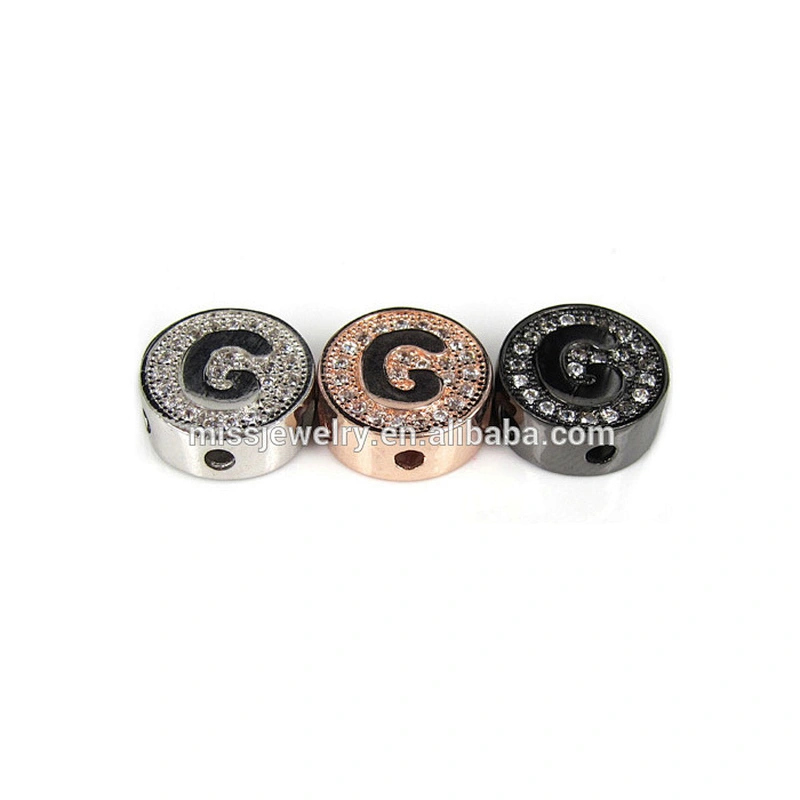 English alphabet letter beads for jewelry findings