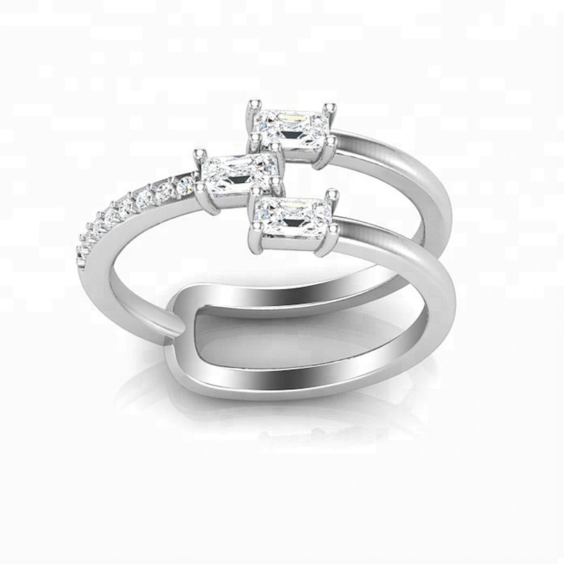 Miss Jeweley Fashion New Design 14k Gold Plated Finger Ring Jewelry for Girls