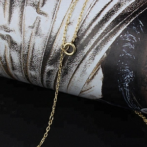 Miss Jewelry Simple Stainless Steel Elizabeth Round Pendant Jewelry Gold Coin Pendant Necklace
